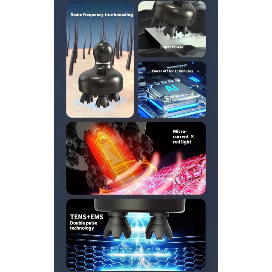 ヘッドスパ 頭皮マッサージ器 ヘッドマッサージ器 頭皮エステ 電動頭皮