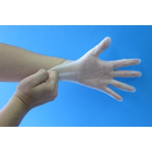 プラスチックグローブ PVCグローブ パウダー無 XLサイズ VGN-XL 100枚