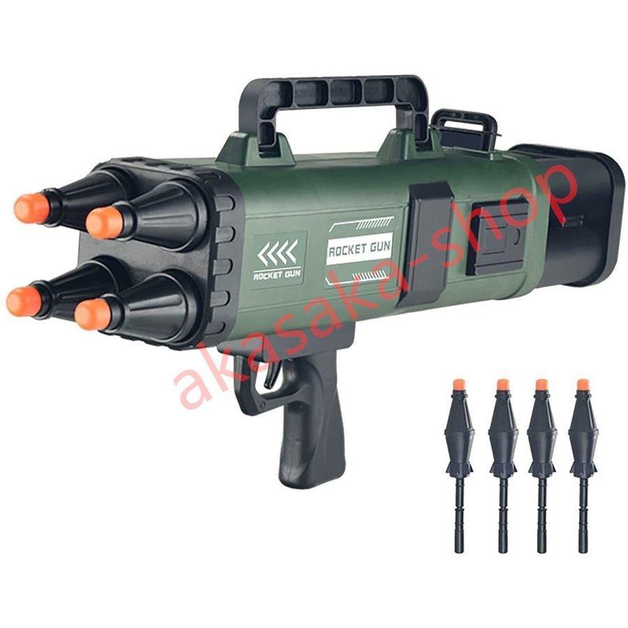 電気バーストロケットランチャー 発射ソフトロケットランチャー 少年迫撃砲 子供のおもちゃのソフトシェルガンのシミュレーション効果音 21新春福袋