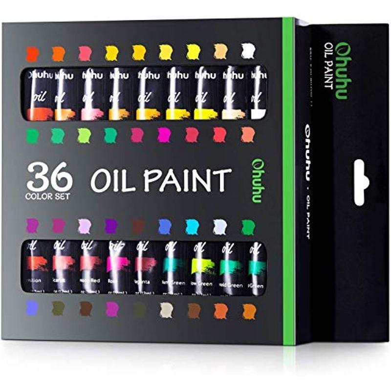 油絵の具 36色 Ohuhu 油絵具 12ml 鮮やか 色褪せない 着色力 油彩絵具 オイルペイント チューブ 学習教材 画材 イラスト 数 S9c1cqtbho 絵具 顔料 Www Robotnature Com