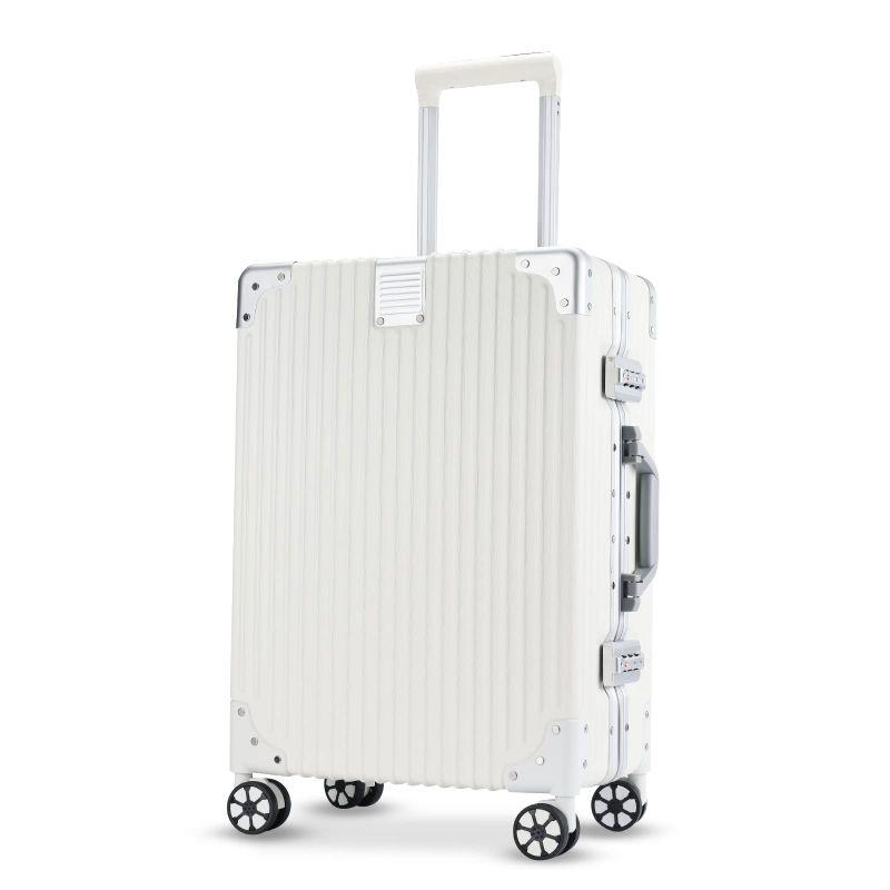 Yuweijie スーツケース アルミフレーム PCボディ キャリー ケース機内