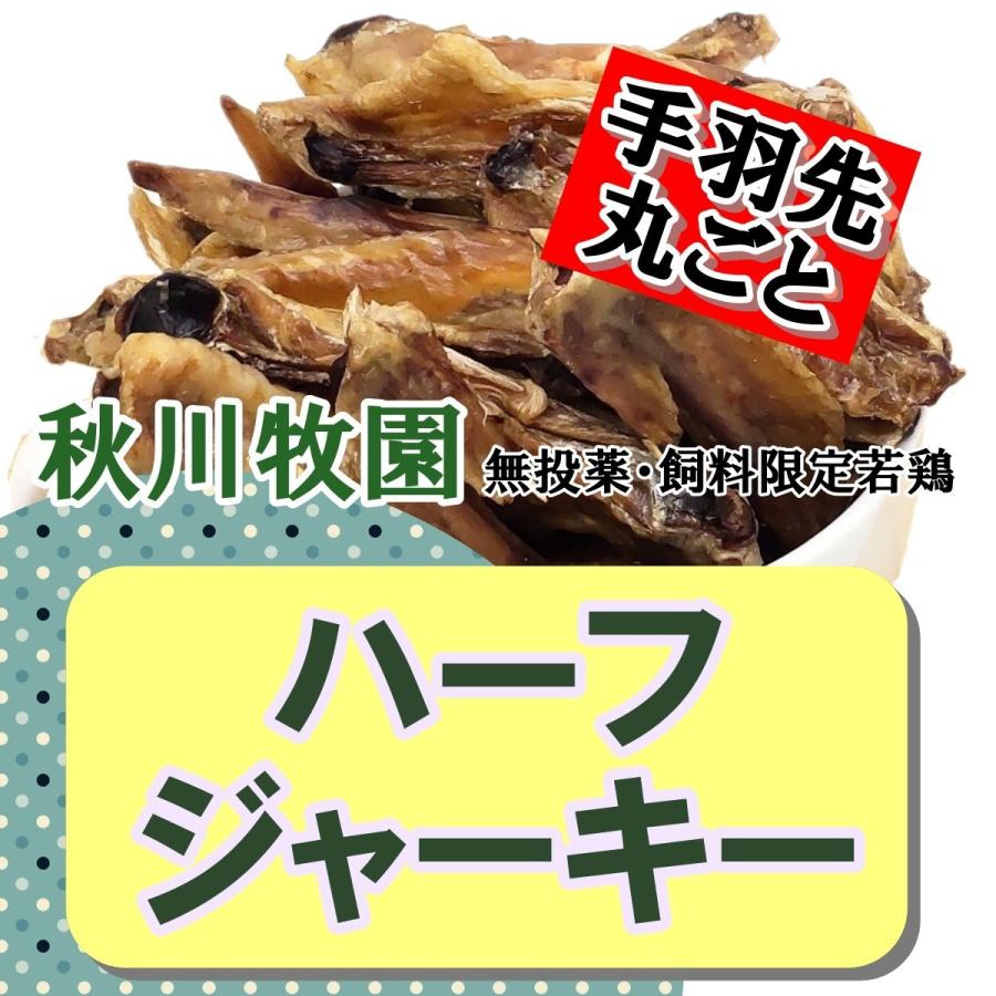 鶏手羽先ハーフジャーキー0g以上 秋川牧園 オーガニック 骨 ジャーキー おやつ 犬 猫 手作り食 Tori003 わんご飯宅配屋 通販 Yahoo ショッピング