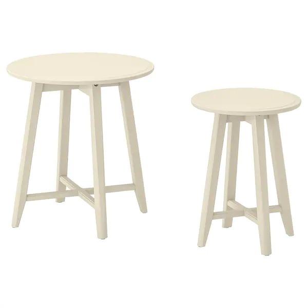 イケア（IKEA） 【IKEA】KRAGSTA/クラーグスタ ネストテーブル2点セット ライトベージュ : RECOS Yahoo!店 ...