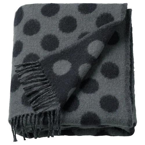 イケア（IKEA） 【IKEA】RAVAROR/ローヴァロール ひざ掛け ブルー