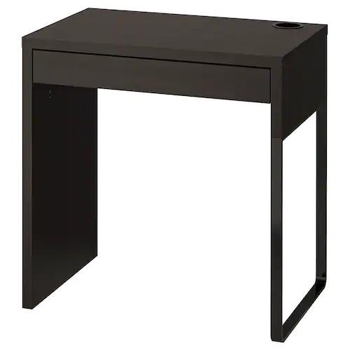 イケア（IKEA） 【IKEA】MICKE/ミッケ デスク ブラックブラウン73x50