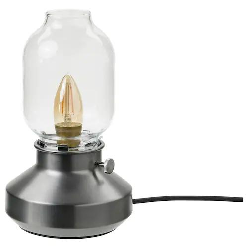 IKEA ステンレス ランプ 照明