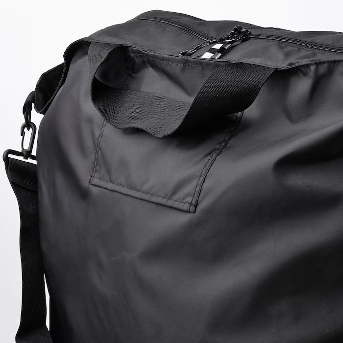 イケア（IKEA） 【IKEA】RACKLA レックラ バッグ 折りたたみ式, ブラック, 75x45 cm/55 l : RECOS ...
