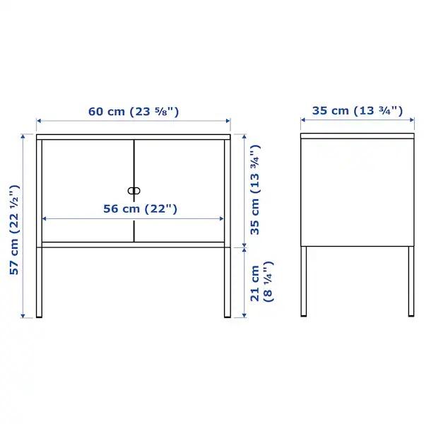 イケア（IKEA） 【IKEA】LIXHULT リックスフルト キャビネット, メタル