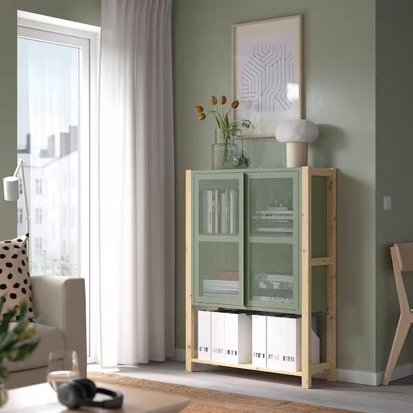 IKEA】【選べる2カラー】IVAR イーヴァル キャビネット 扉付, パイン材/ブラック/グレーグリーン メッシュ, 89x30x124 cm : ikea-3140 : RECOS Yahoo!店 - 通販 - Yahoo!ショッピング IKEA】【選べる2カラー】IVAR イーヴァル キャビネット 扉付, パイン材/ブラック/グレーグリーン メッシュ, 89x30x124 cm : ikea-3140 : RECOS Yahoo!店 - 通販 - Yahoo!ショッピング