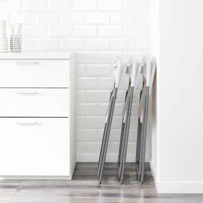 イケア（IKEA） 【IKEA】NISSE ニッセ 折りたたみチェア, シルバー