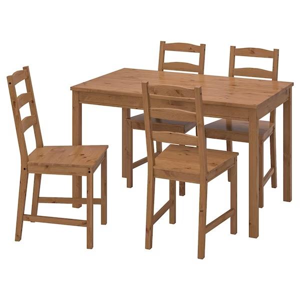 IKEA ヨックモック JOKKMOKダイニングテーブル、チェア4脚セット パイン材テーブル イケア（IKEA） 【IKEA】JOKKMOKK ヨックモック テーブル＆チェア4脚