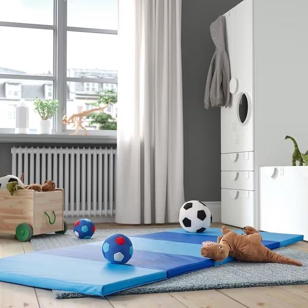 【IKEA】【選べる3カラー】PLUFSIG ペルフスィッグ 折りたたみ式ジムマット, ブルーorピンク/レッドorグリーン, 78x185 cm 【IKEA】【選べる3カラー】PLUFSIG ペルフスィッグ 折りたたみ式ジムマット, ブルーorピンク/レッドorグリーン, 78x185 cm