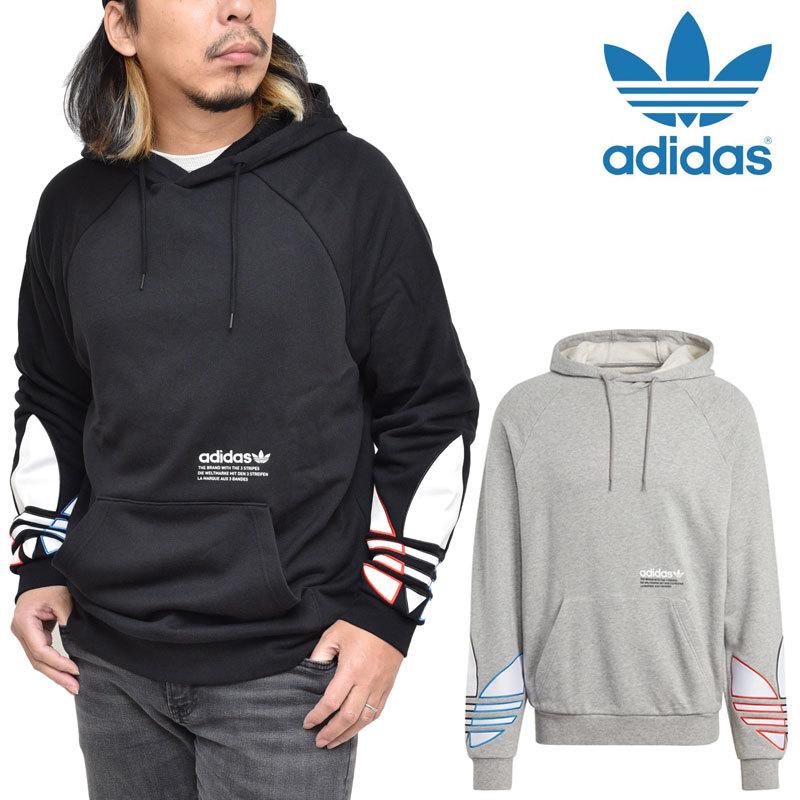 アディダス オリジナルス Adidas Originals パーカー セットアップ メンズ アディカラートリコロールトレフォイルパーカー ブラック グレー Gn3570 Gn3571 Adi Wannado 通販 Yahoo ショッピング