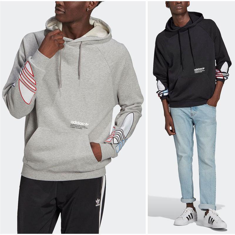 アディダス オリジナルス Adidas Originals パーカー セットアップ メンズ アディカラートリコロールトレフォイルパーカー ブラック グレー Gn3570 Gn3571 Adi Wannado 通販 Yahoo ショッピング