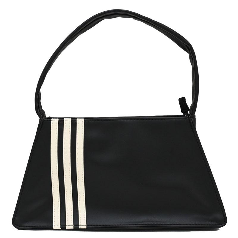 アディダス adidas ショルダーバック ハンドバッグ ビジネスバック 黒 adidas ショルダーバッグ バッグ ポリウレタン トレフォイル