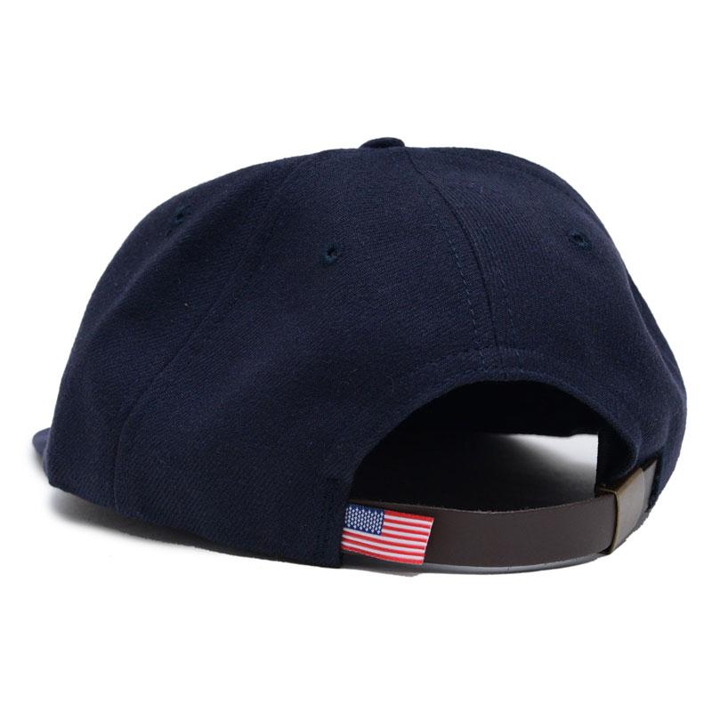【希少】80s COOPERSTOWN BALL CAPネイビー USA製 Cooperstown Ball Cap(ファッション) クーパーズタウンボール