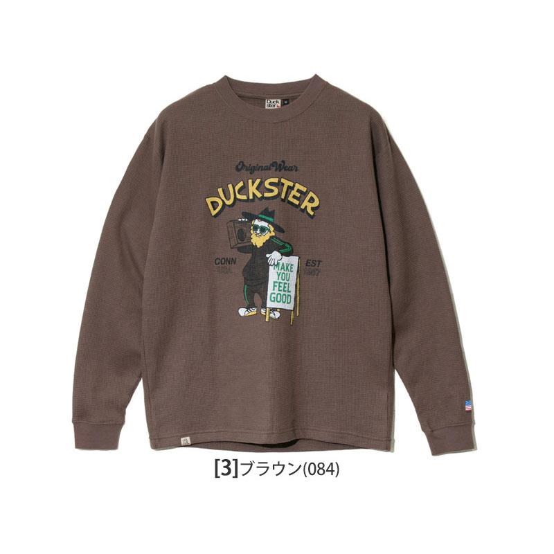 ダックスター Duckster Tシャツ 長袖 ロンT メンズ サーマル L/S TEE