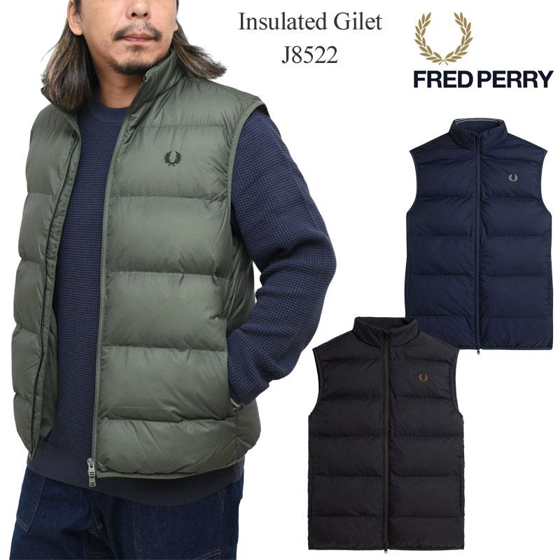 FRED PERRY / Insulated Gilet Mサイズ　極美品 FRED PERRY（フレッドペリー） 中綿ベスト メンズ インサレーテッド