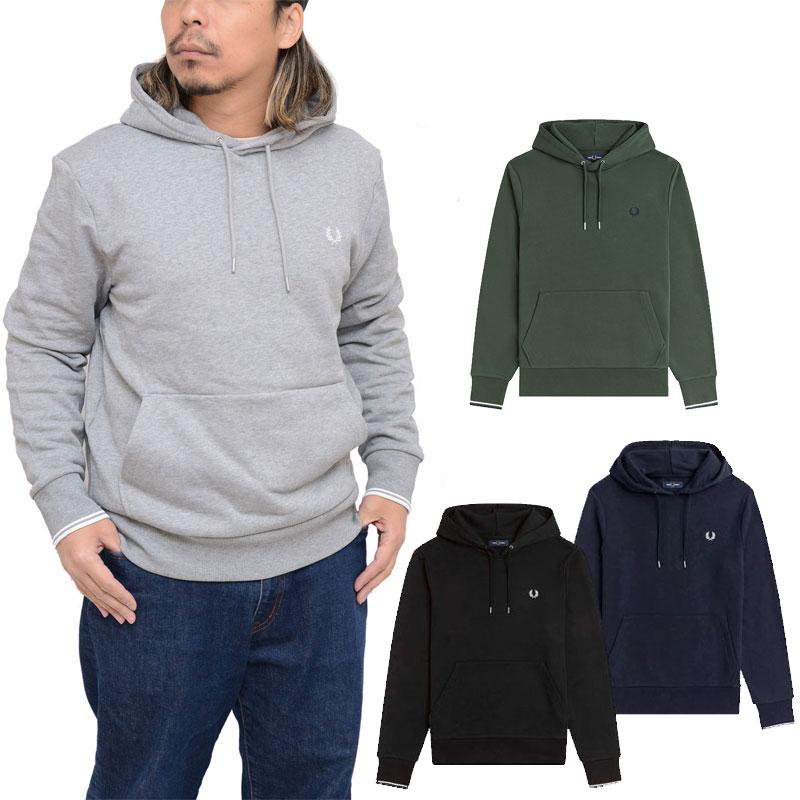 FREDPERRYフレッドペリー　プルオーバーパーカーティップライン 黒　M 楽天市場】フレッドペリー FRED PERRY パーカー プルオーバー メンズ