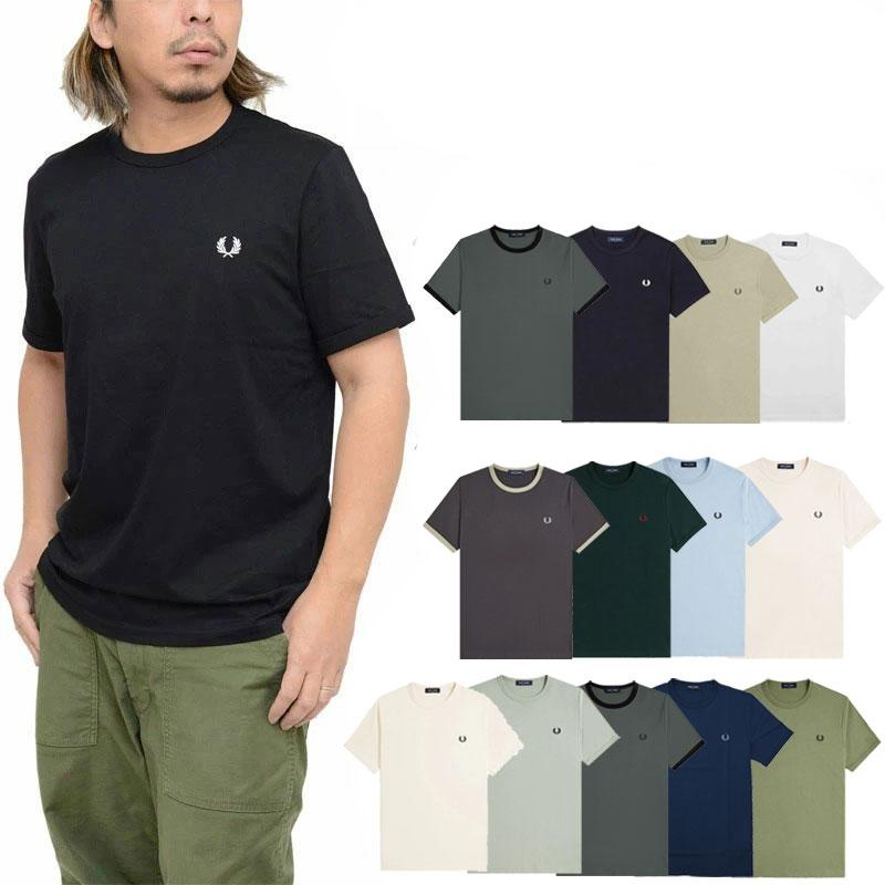 グ*コ様 未着用品 Fred Perry 無地 半袖シャツ ダークグレー XL FRED PERRY（フレッドペリー） FREDPERRY Tシャツ 半袖 メンズ