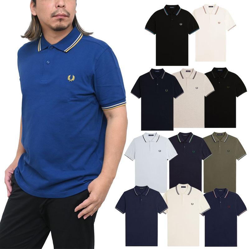 フレッドペリー FREDPERRY ポロシャツ 半袖 メンズ M3600 ツイン