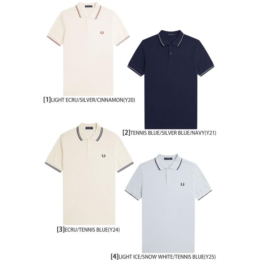 FRED PERRY（フレッドペリー） ポロシャツ 半袖 メンズ M3600 ツイン