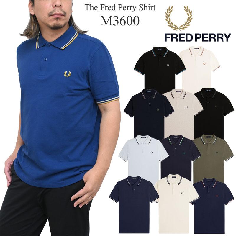 FRED PERRY（フレッドペリー） ポロシャツ 半袖 メンズ M3600 ツイン