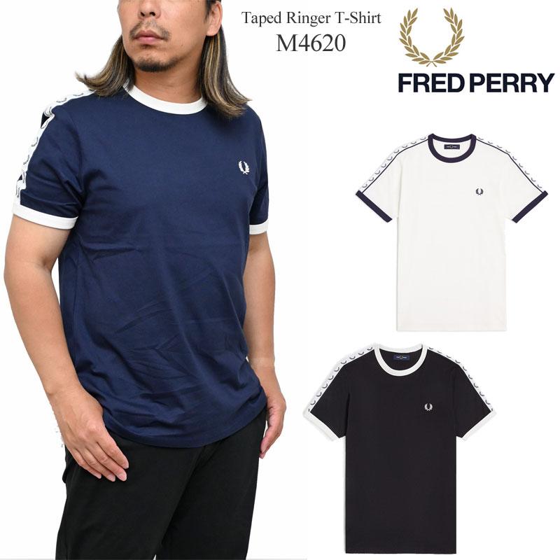 【FRED PERRY】 ローレル テープドリンガーTシャツ M4620 L FRED PERRY（フレッドペリー） FREDPERRY Tシャツ 半袖 メンズ テープ