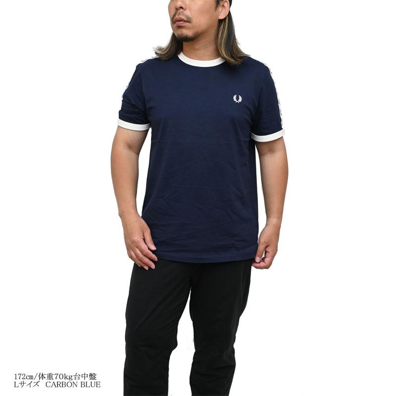 FRED PERRY（フレッドペリー） FREDPERRY Tシャツ 半袖 メンズ テープ