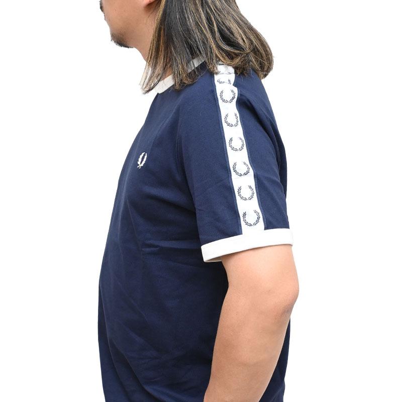 FRED PERRY（フレッドペリー） FREDPERRY Tシャツ 半袖 メンズ テープ