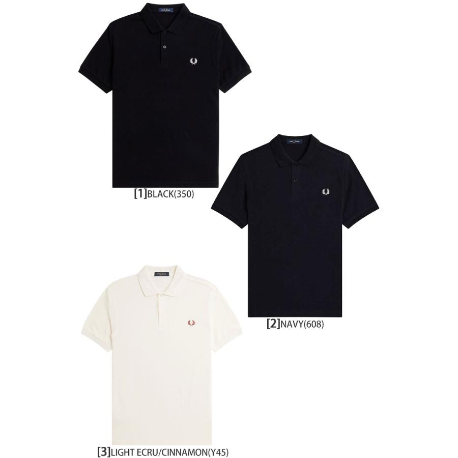 FRED PERRY ブラック 黒 ポロシャツ M6000 M6000 - Black / Chrome | The Fred Perry Shirt | Men's Short