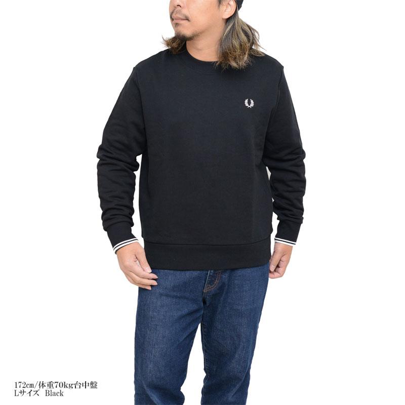 フレッドペリー FREDPERRY トレーナー メンズ クルーネックスウェットシャツ Crew Neck Sweatshirt M7535｜wannado｜05