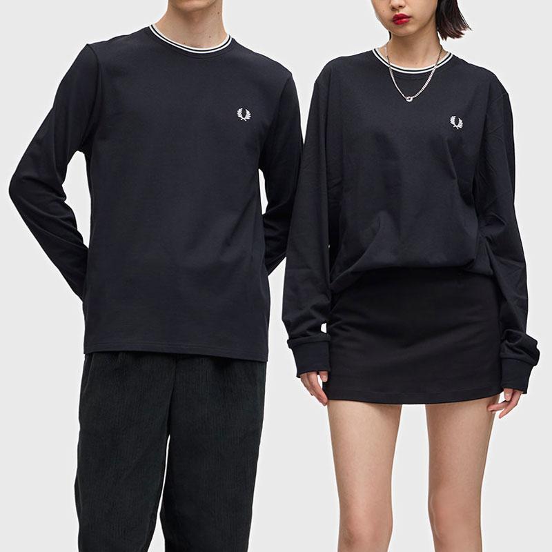 FRED PERRY（フレッドペリー） FREDPERRY Tシャツ 長袖 メンズ ツイン