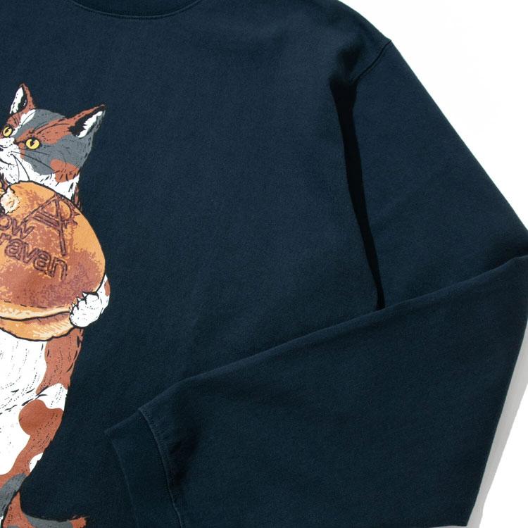 希少！ゴースローキャラバン　猫柄　ゴブラン織 ゴースローキャラバン go slow caravan Tシャツ ロンT 長袖 メンズ 超