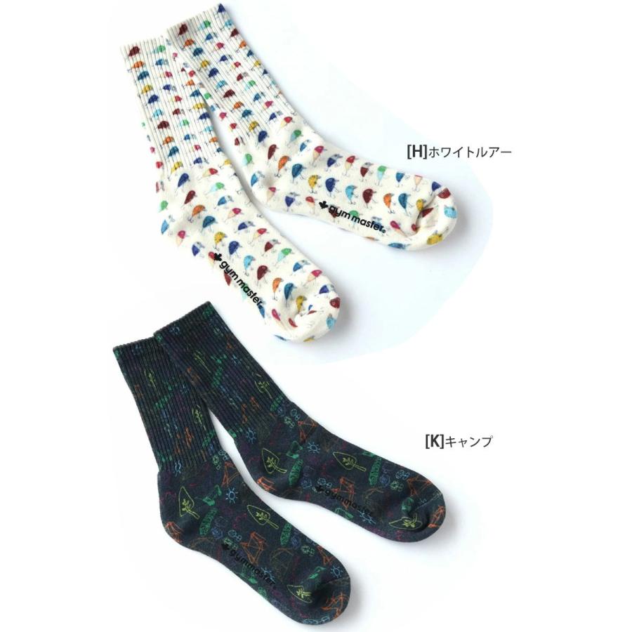 ジムマスター Gym Master 靴下 メンズ レディース ハッピーペイントクルーソックス 23 25cm 25 27cm Gs M便 1 2 Gym G Wannado 通販 Yahoo ショッピング