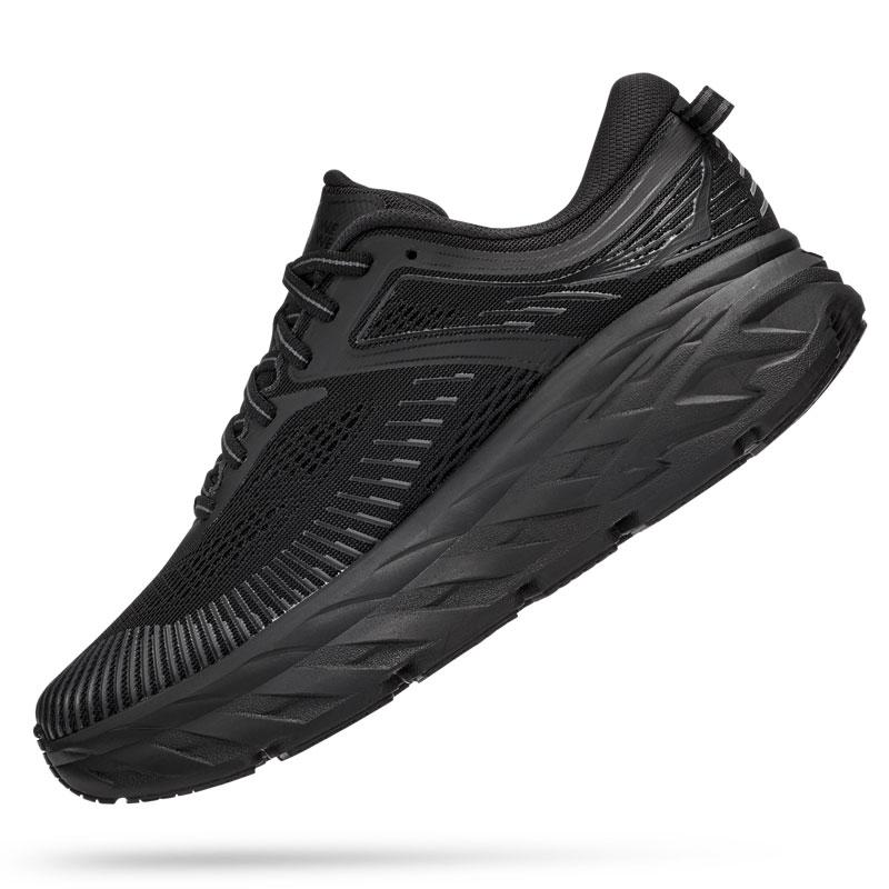 美品 ホカオネオネ BONDI7 23.5 ランニングシューズ 黒 厚底 HOKA ONEONE（ホカ オネオネ） ホカ HOKA ランニングシューズ 厚底