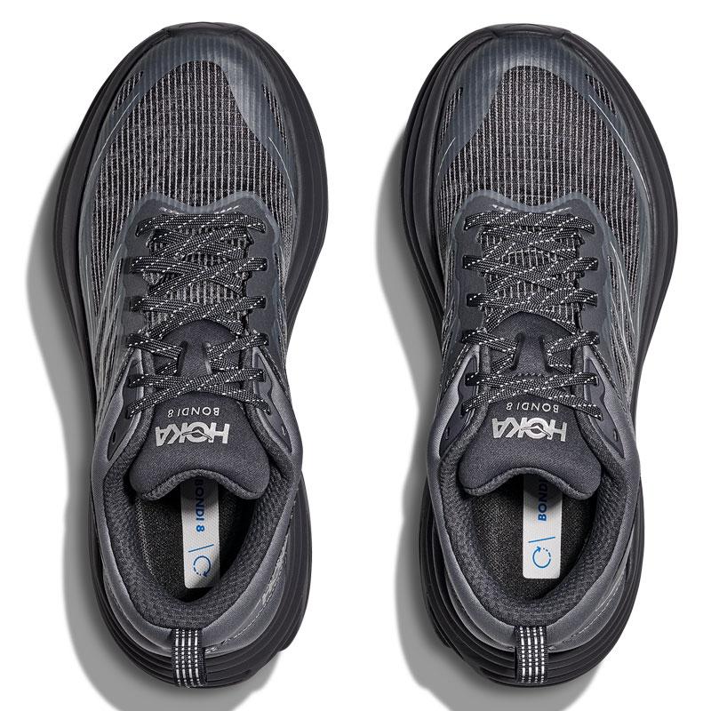 HOKA 　ブラック厚底シューズ HOKA ONEONE ホカ ランニングシューズ 厚底 防水 メンズ