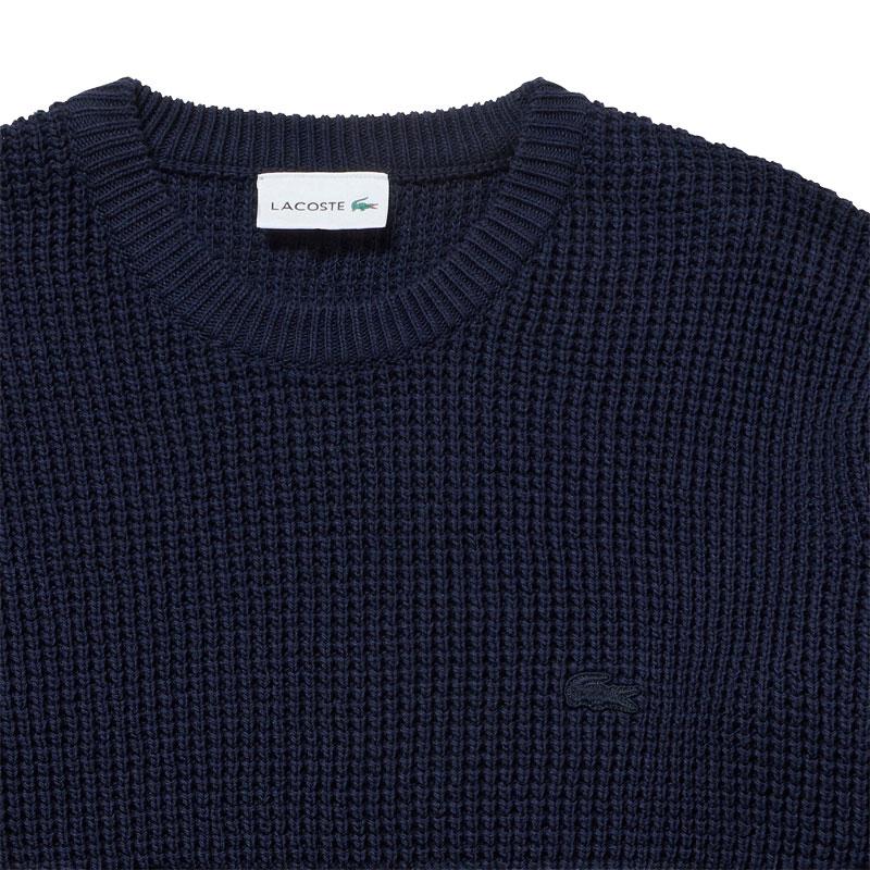 LACOSTE（ラコステ） メンズ ワッフルニットセーター リラックス