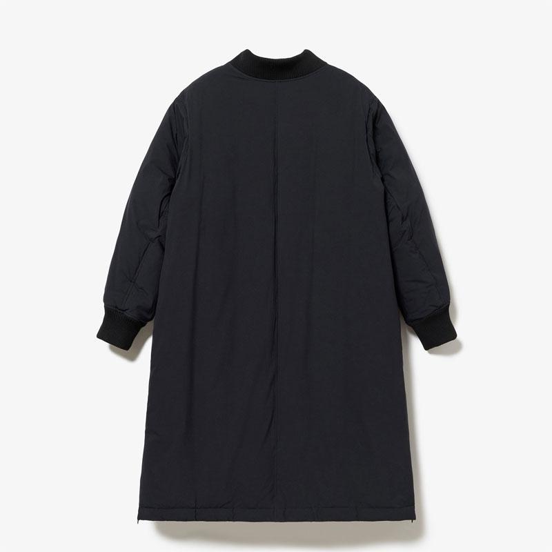 【US_Mサイズ】Lacoste ラコステ 黒 中綿ダウンコート ジャケット LACOSTE（ラコステ） レディース アウター ダウン MA-1ダウンコート