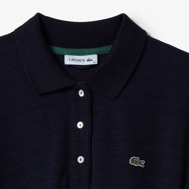 LACOSTE（ラコステ） ワンピース レディース インディゴ鹿の子