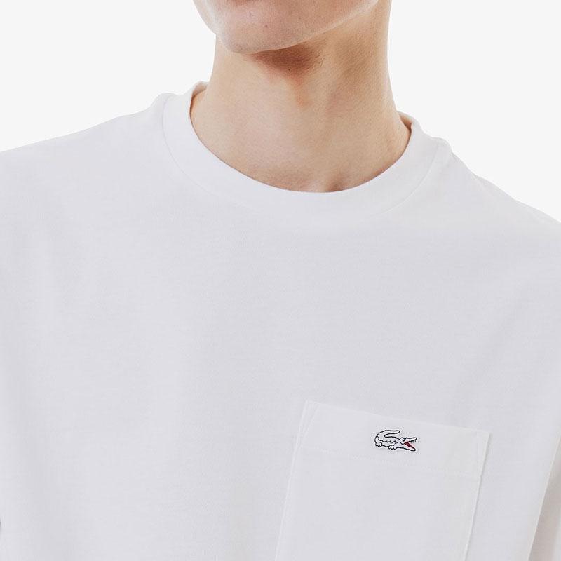 ラコステ LACOSTE Tシャツ 半袖 メンズ アウトラインクロックポケットT