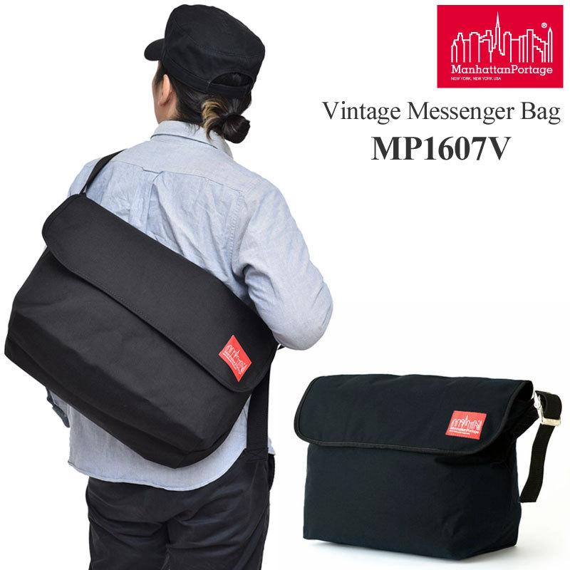 マンハッタンポーテージ Manhattan Portage ショルダーバッグ メンズ レディース ヴィンテージメッセンジャーバッグ Vintage Messenger Bag MP1607V｜wannado