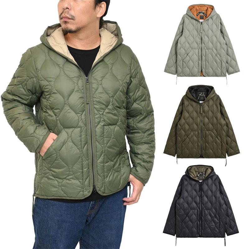 TAION（タイオン） ダウン メンズ レディース ミリタリー Wジップ