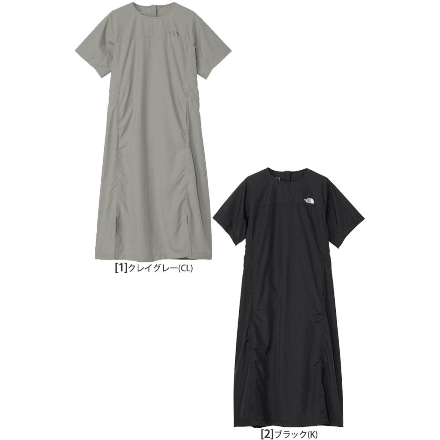 THE NORTH FACE 半袖ひざ丈　カルカワンピース THE NORTH FACE（ザ ノースフェイス） 軽量 撥水 パッカブル 半袖