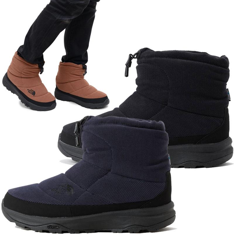 ザノースフェイス ヌプシ ブーティ WP コーデュロイ黒