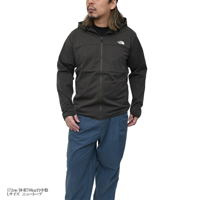 ノースフェイス ストレッチUVカットサンシェイドフルジップフーディL ネイビー ザ ノース フェイス THE NORTH FACE メンズ アウトドア アウトドア