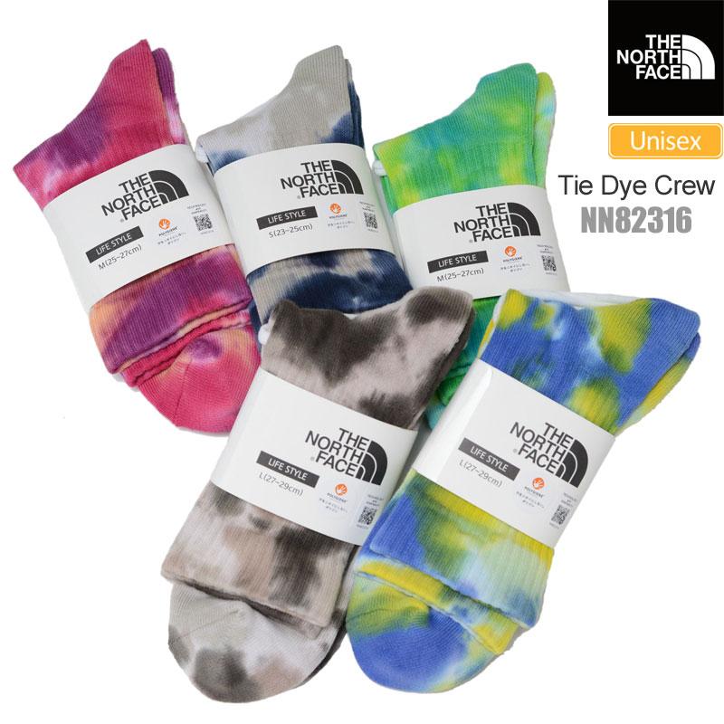 ノースフェイス THE NORTH FACE 靴下 ソックス 抗菌 防臭 メンズ レディース ユニセックス タイダイクルー Tie Dye Crew NN82316｜wannado｜12