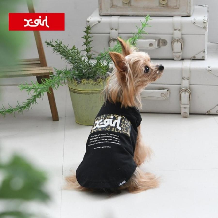 22新作 X Girl エックスガール レオパードボックスタンクトップ ドッグウェア 飼い主様とリンクコーデ おしゃれ犬服 コットン ポリエステル ポリウレタン Wr ペットフーディストの店 犬猫保健室 通販 Yahoo ショッピング