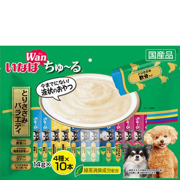 いなば ちゅ る 犬用 とりささみバラエティ 14g 40本 ちゅーる ペットの専門店コジマ 通販 Yahoo ショッピング
