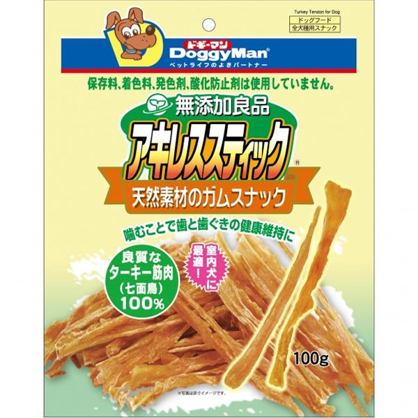 無添加良品アキレススティック 100g 超徳用 ６袋セット ドギーマン 無添加良品 アキレススティック 100g : ペットの専門店